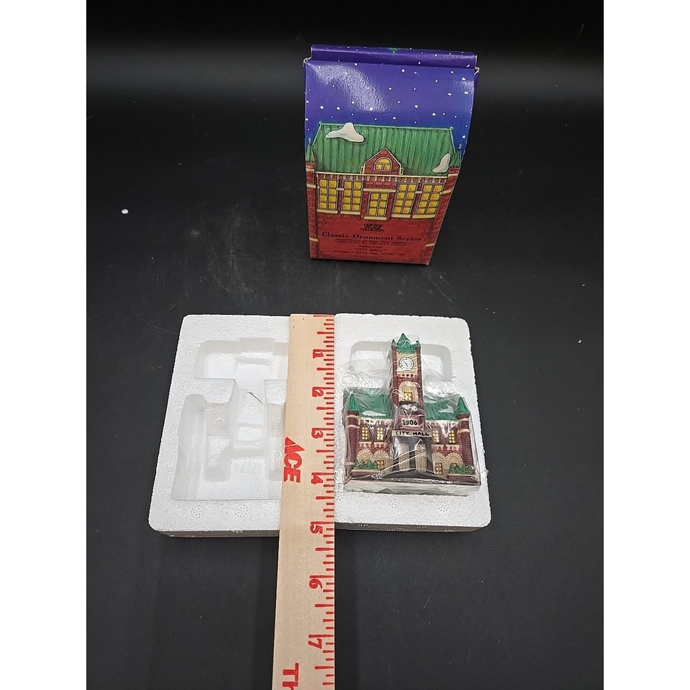 Department 56 Dept 56 "City Hall" ORNAMENT Classic Ornament Series w/ box
